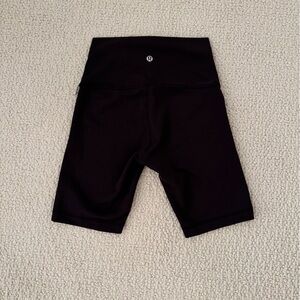 Lululemon Black Biker Shorts